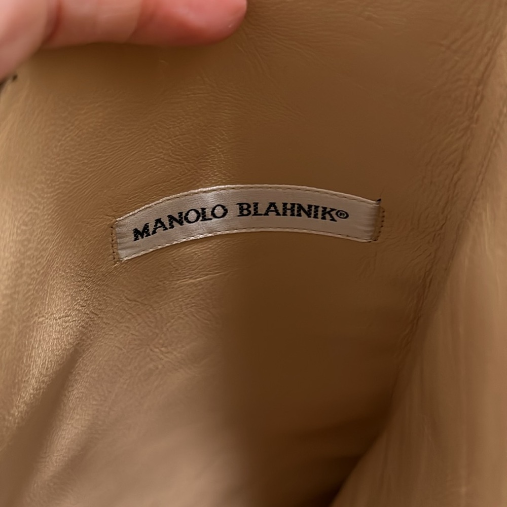 Manolo Blahnik Italian suede boots 37 - Picture 5 of 6